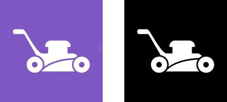 Lawn Mower Icon Design vector