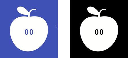 diseño de icono de manzanas vector