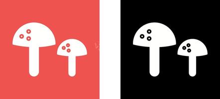 Mushrooms Icon Design vector