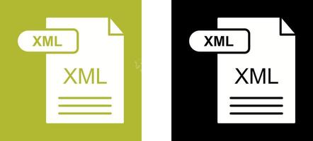 XML Icon Design vector