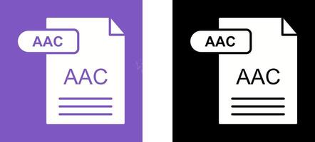 AAC Icon Design vector