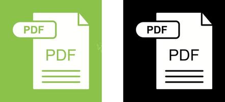 PDF Icon Design vector