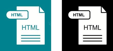 HTML Icon Design vector