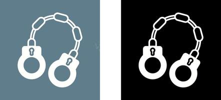 Handcuff Icon Design vector