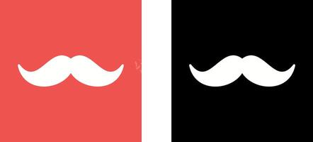 diseño de icono de bigote vector