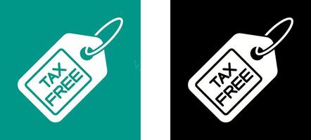 Tax Free Icon Design vector