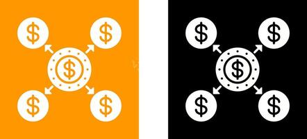 Distribution Icon Design vector