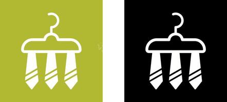 Three Ties Icon Design vector