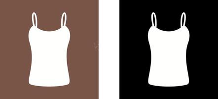 Ladies Vest Icon Design vector