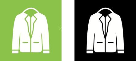 Stylish Jacket Icon Design vector
