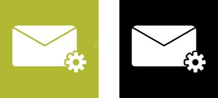 Message Settings Icon Design vector