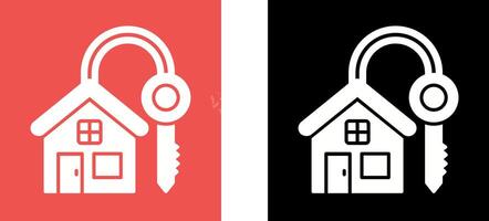 House Key Icon Design vector