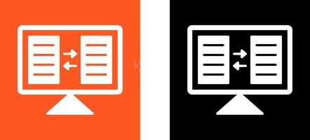 File Sharing Icon Design vector