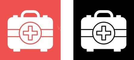 First Aid Kit Icon Design vector