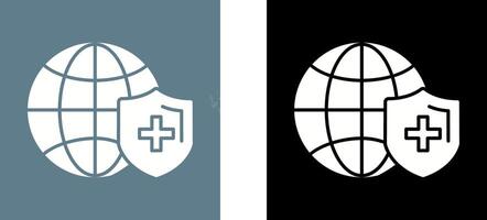 Global Protection Icon Design vector