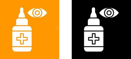 Eye Drop Icon Design vector