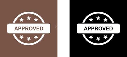 Approved Icon Design vector