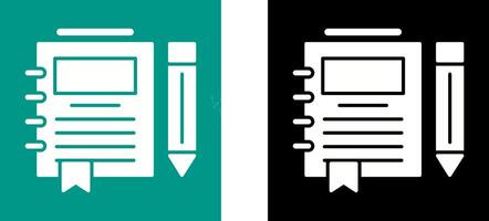 Journal Icon Design vector
