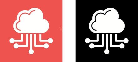 Cloud Computing Icon Design vector