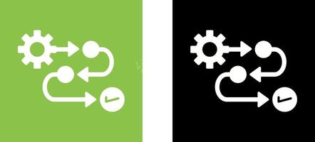 Process Icon Design vector