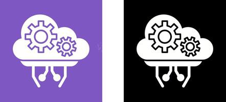 Cloud Computing Icon Design vector