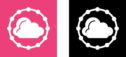 diseño de icono de nube vector