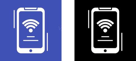 Wifi Signal Icon Design vector
