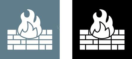 Firewall Icon Design vector