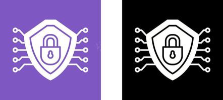Cyber Security Icon Design vector
