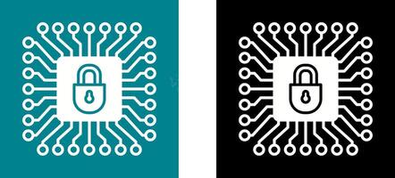 Cyber Protection Icon Design vector
