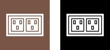 Socket Icon Design vector