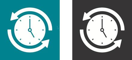 Run Time Icon Design vector