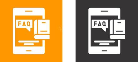 Faq Icon Design vector