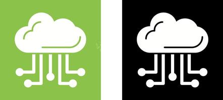 Cloud Computing Icon Design vector