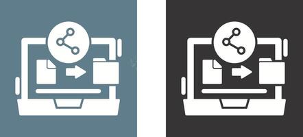 File Share Icon Design vector