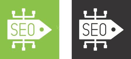 SEO Tag Icon Design vector