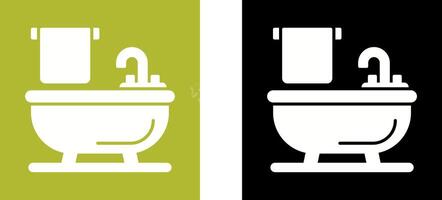 diseño de icono de bañera vector