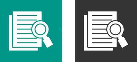 Details Looking Icon Design vector