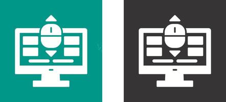 Scroll Icon Design vector