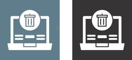 Trash Icon Design vector