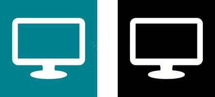 Monitor Icon Design vector