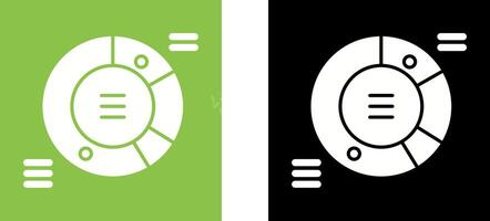 Pie Chart Icon Design vector