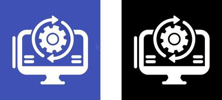 Synchronization Icon Design vector