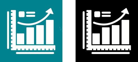 Growth Chart Icon Design vector