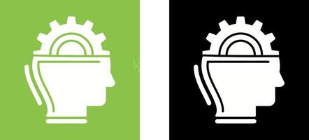 Machine Learning Icon Design vector