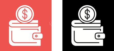 Wallet Icon Design vector