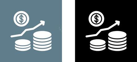 Money Growth Icon Design vector