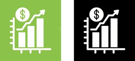 Chart Up Icon Design vector