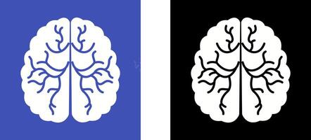 diseño de icono de cerebro vector