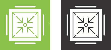 Minimize Icon Design vector